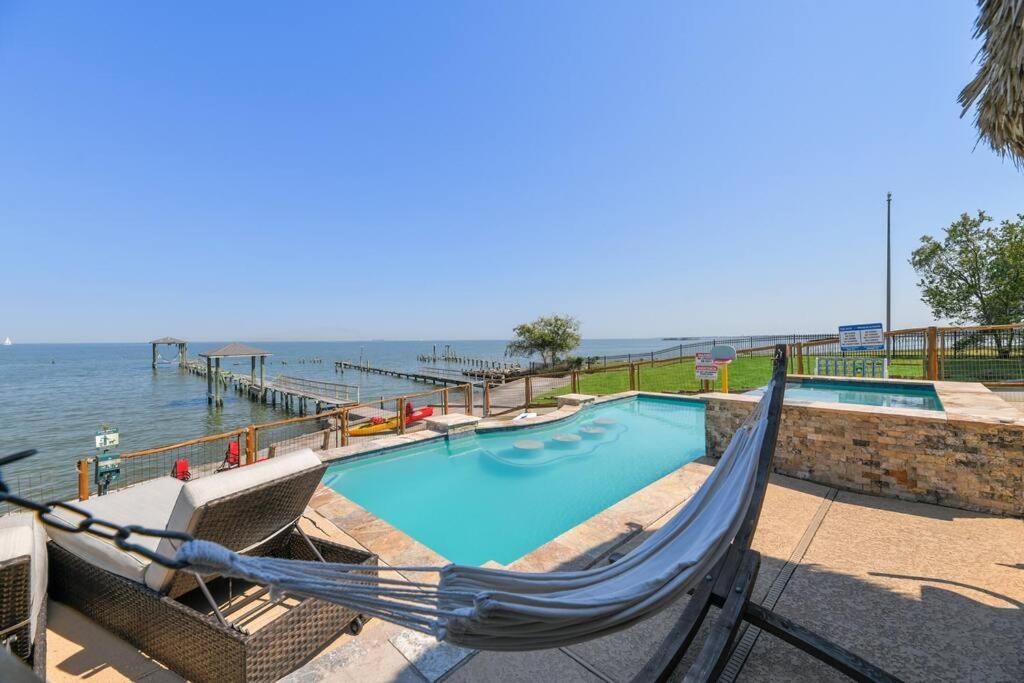 Bayfront Luxury House With Pool Villa Kemah Esterno foto